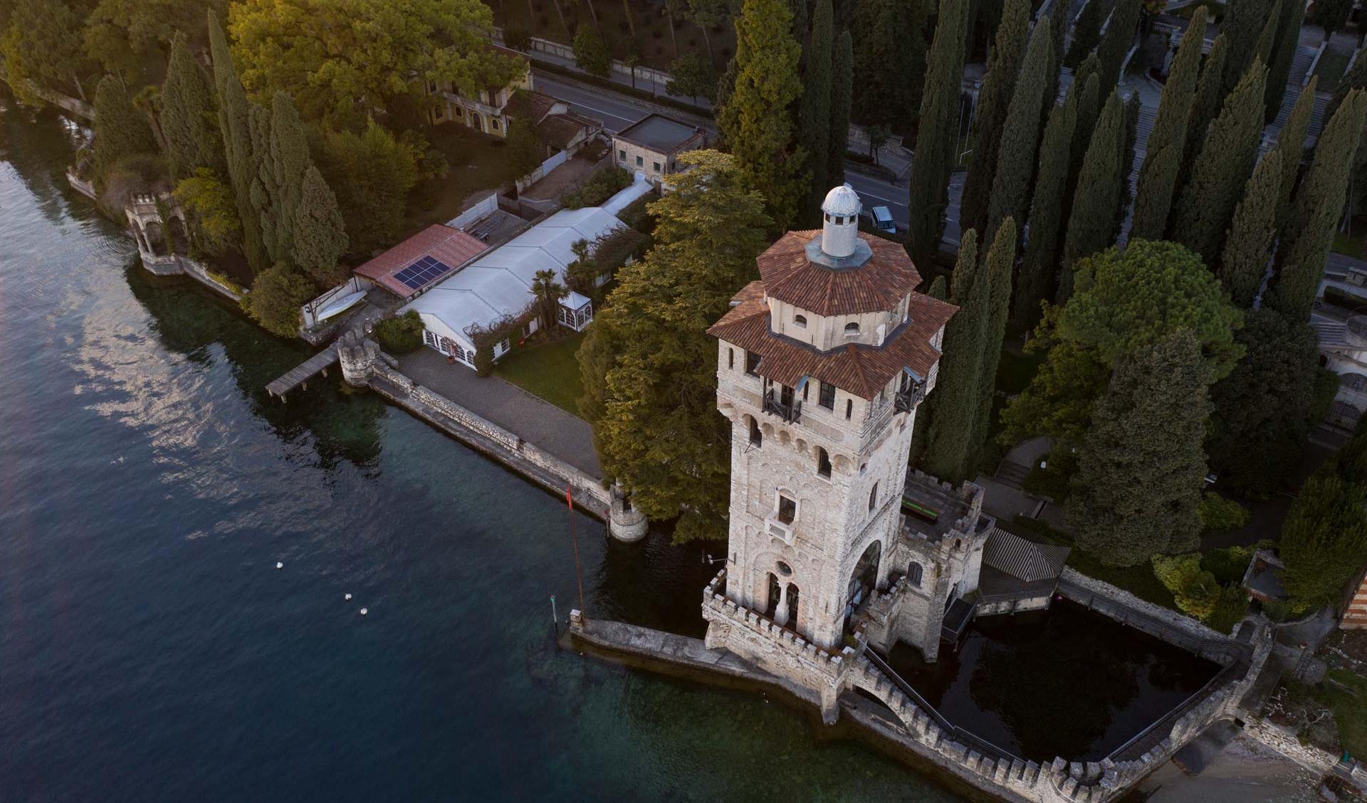 Restauro torre San Marco Gardone Riviera
