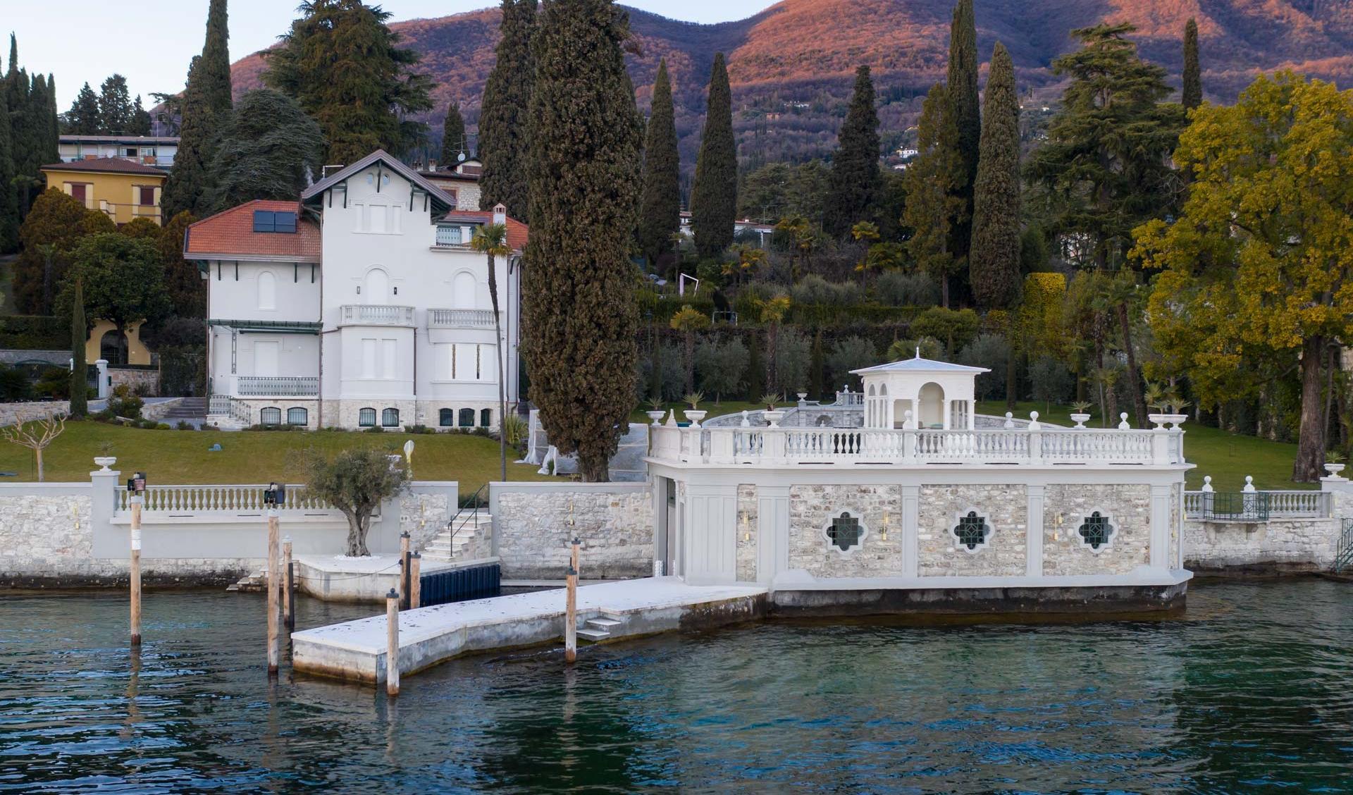 Restauro di villa storica in Gardone Riviera