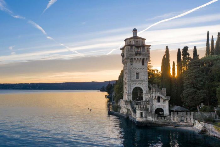 Restauro torre San Marco Gardone Riviera